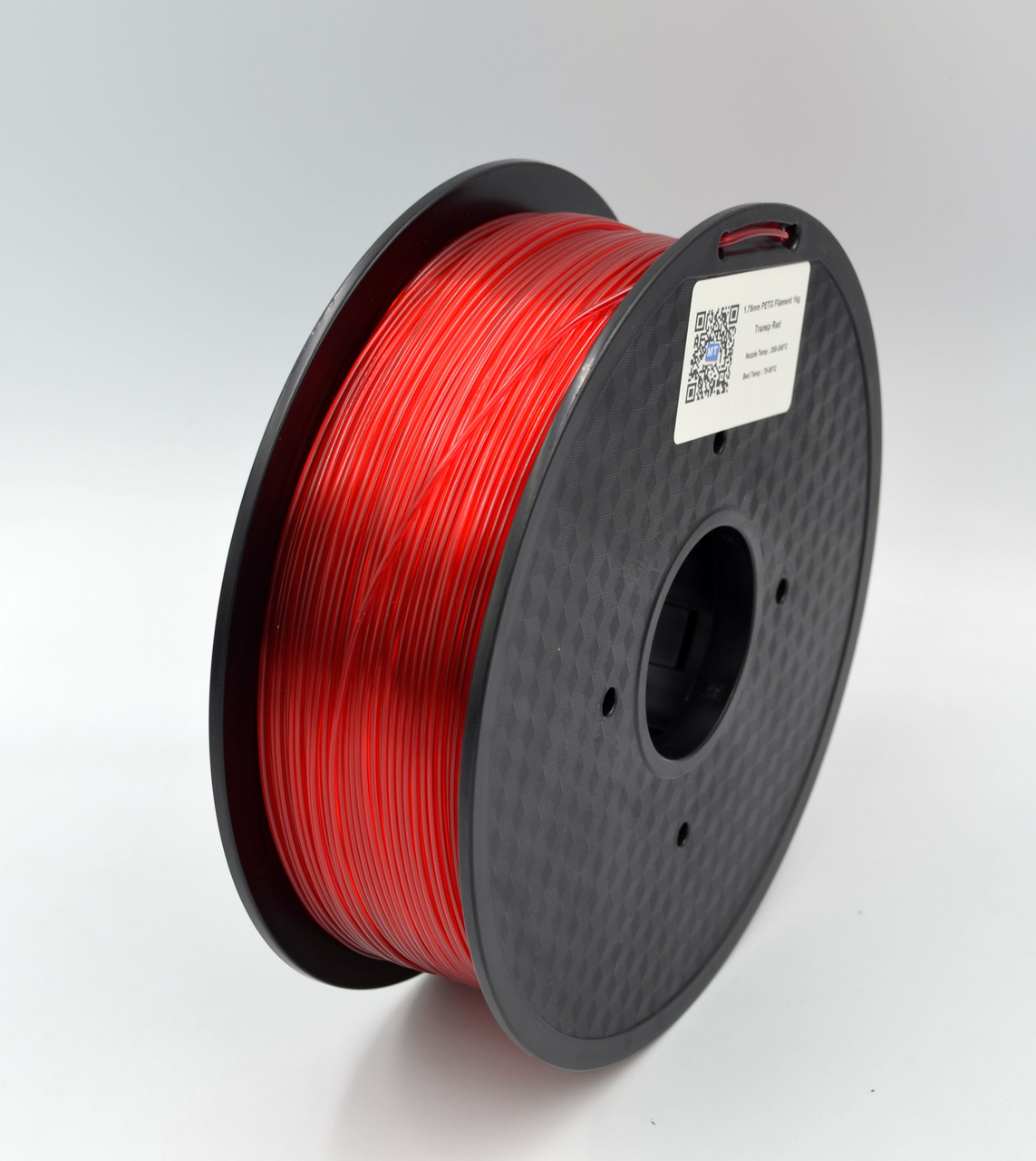 PETG-пластик MT Filament до 3D-принтера 1.75 мм 1 кг прозорий червоний (3DMT-PETG1.75-01-TR)