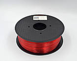 PETG-пластик MT Filament до 3D-принтера 1.75 мм 1 кг прозорий червоний (3DMT-PETG1.75-01-TR), фото 2