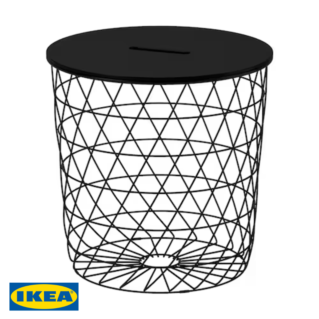 Столик IKEA KVISTBRO (ІКЕА КВІСТБРО). 904.804.01. Чорний