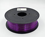 PETG-пластик MT Filament до 3D-принтера 1.75 мм 1 кг прозорий фіолетовий (3DMT-PETG1.75-01-TP), фото 3