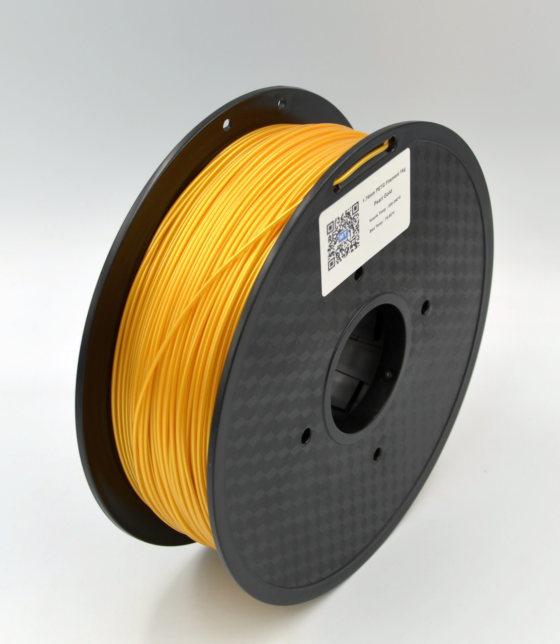 PETG-пластик MT Filament до 3D-принтера 1.75 мм 1 кг перлинно-золотий (3DMT-PETG1.75-01-PGL)