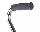 Чотирьохопорна міцна алюмінієва тростина квадропод для ходьби при реабілітації 74-97см Nova B5610, фото 3