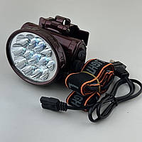 LED ліхтарики налобні з акумулятором 1898 13LED