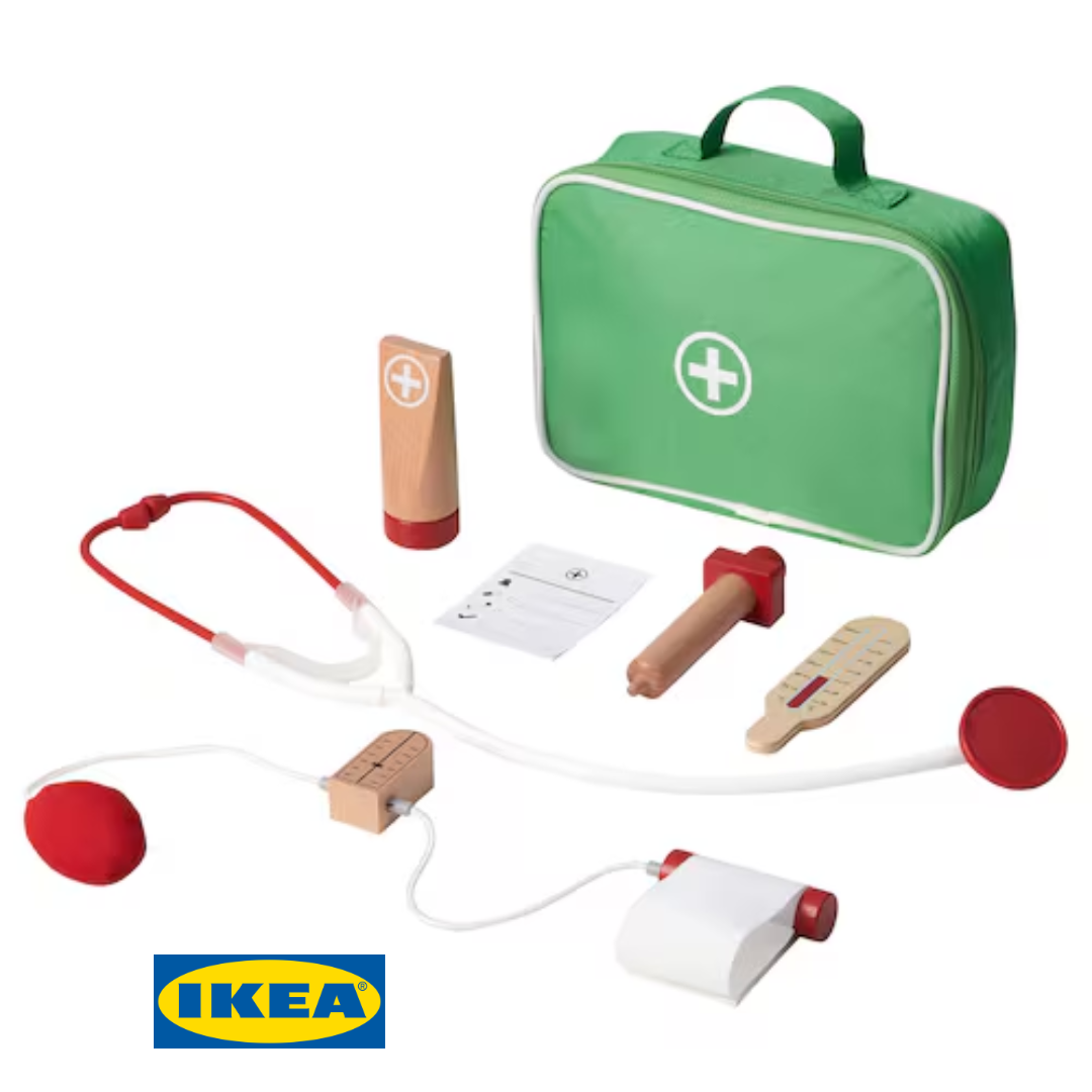 Дитячий набір лікаря IKEA BARKBORRE (ІКЕА Баркборре). 205.396.26. 7 предметів