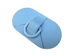 Буксир для човни пвх з пластиковим кільцем АКВА еліпс сірий