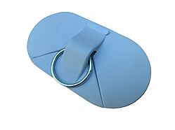 Буксир для човни пвх з металевим кільцем АКВА еліпс сірий