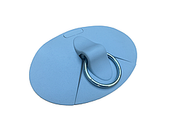 Буксир для човни пвх з металевим кільцем АКВА овал сірий