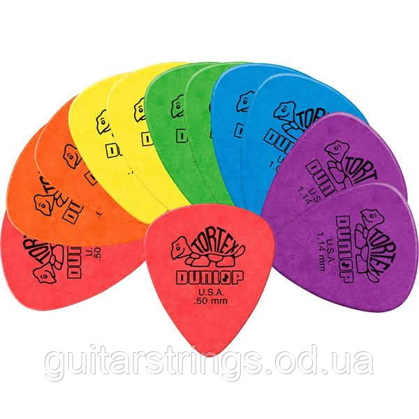 Набір медіаторів Dunlop PVP418 Tortex Standard Pick Variety Pack 12 Pack, фото 1