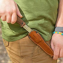 Ніж туристичний BPS Knives BS3 CSH, вуглецева сталь (Україна), фото 3