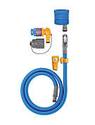 Адаптор Source Pro Kit, Alpine Blue (2511100100)