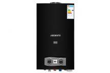 TFGBH-10B-X2-BLACK Газова колонка Ardesto X2, 10 л/хв., 20 кВт, розпалювання від батарейок, дисплей, чорний, фото 1