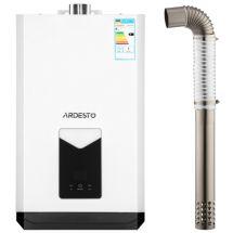 TFGBH-10T-X3-WHITE Газова колонка Ardesto X3 10л/хв 20кВт турбована дисплей електророзпалювання з димоходом, фото 1