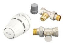 015G5302 Комплект термостатичний Danfoss Regus RA + RA-FN + RLV-S, 1/2", прямий, фото 1