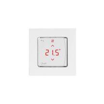 088U1025 Терморегулятор Danfoss Icon Display, +5...35 °C, програмований, дротовий, накладний, 230В, білий, фото 1
