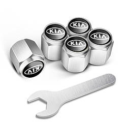 Захисні ковпачки на ніпеля шин автомобіля з логотипом KIA
