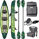 Каяк надувний тримісний Aqua Marina Ripple-370 довжина 370 см зелений