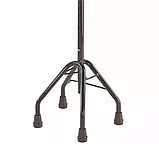 Тростина квадропод чотирьохопорна для ходьби при реабілітації з регулюванням висоти 74-89см Nova C5660-D, фото 2