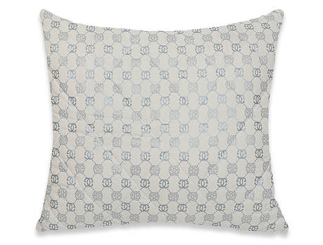 Велика квадратна подушка для сну 70*70 стьобана на блискавці, мікрофібра / холофайбер класична з візерунком, фото 1