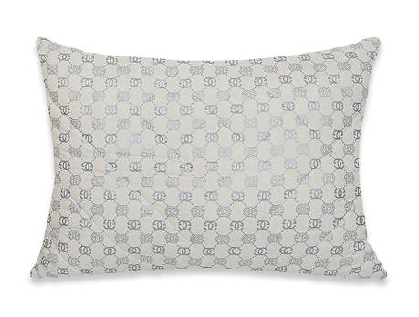 Кремова прямокутна подушка 50*70 для сну стьобана на змійці мікрофібра/ холофайбер гіпоалергенна від виробника, фото 1