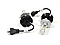 Світлодіодні LED лампи для авто H4 12V-24V X3 6000K 6000L 50W пасивне охолодження, фото 6
