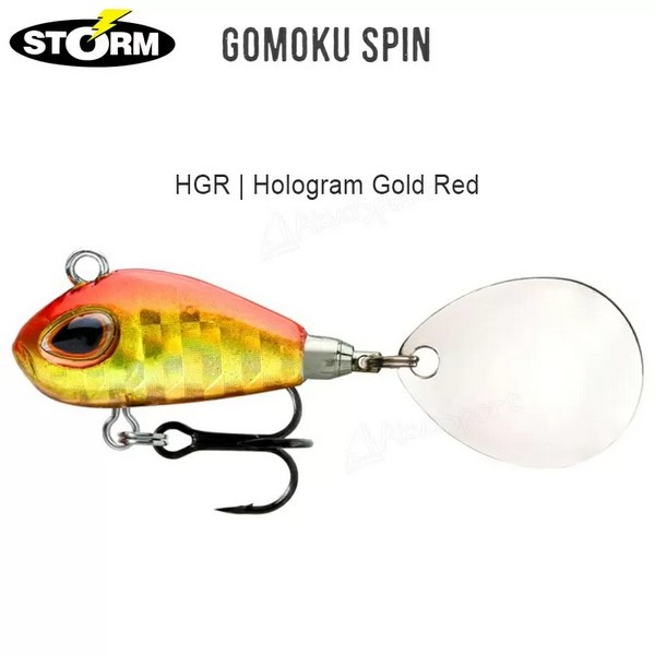Тейл-спіннер Storm Gomoku Spin 10g HGR, фото 1