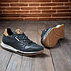 Чоловічі шкіряні кросівки (натуральна шкіра) чорні кроси, чоловіче взуття весна осінь, розмір 40 41 42 43 44 45, фото 6