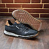 Чоловічі шкіряні кросівки (натуральна шкіра) чорні кроси, чоловіче взуття весна осінь, розмір 40 41 42 43 44 45, фото 5