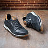Чоловічі шкіряні кросівки (натуральна шкіра) чорні кроси, чоловіче взуття весна осінь, розмір 40 41 42 43 44 45, фото 3