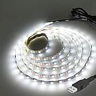 Світлодіодна LED стрічка 5м + Подарунок Адаптер 220V CX QC03 / Лед стрічка від повербанка / Діодне підсвічування, фото 2