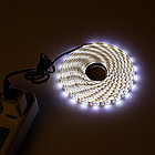 Світлодіодна LED стрічка 5м + Подарунок Адаптер 220V CX QC03 / Лед стрічка від повербанка / Діодне підсвічування, фото 8
