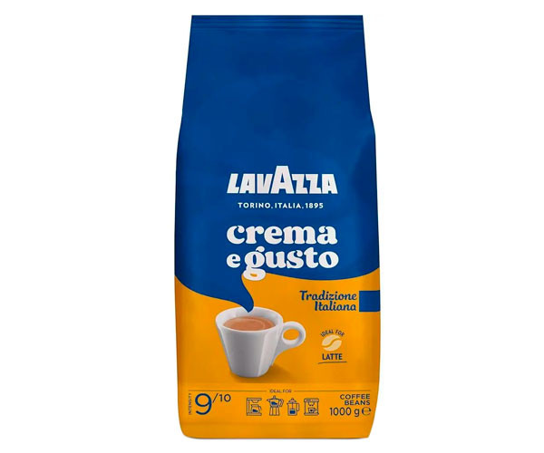 Кава в зернах☕️ Lavazza "Crema e Gusto Tradizione Italiana" 1 кг. Італія