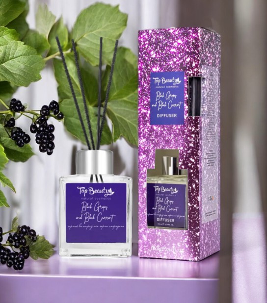 Дифузор парфумований для дому Чорний виноград та Чорна смородина Top Beauty Black grapes and Black Currat