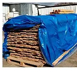 Тент 3х4 від дощу і для створення тіні "Blue" 60 г/м². Ламінований із кільцями. Полог., фото 5