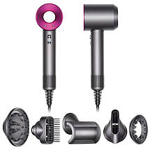 Фен Dyson Original Supersonic HD07 (Nickel/Fuchsia) EC, фото 3