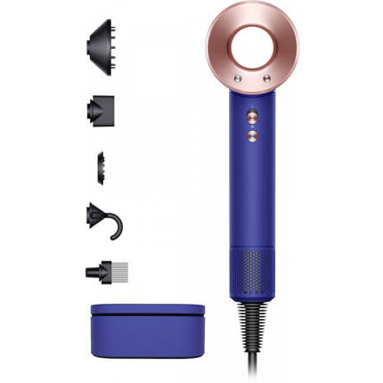 Фен Dyson Original Supersonic Hair Dryer Limited Edition (Vinca Blue/Rose) HD08, фото 1
