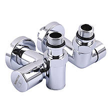 Кран вентильний кутовий SOLOMON LUX 1/2″ з американкою (комплект 2шт.) 7777