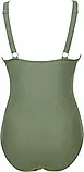 Жіночий купальник з утяжкою у зеленому кольорі ліф з чашками, фото 2
