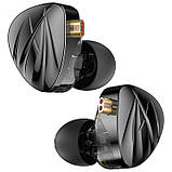 Гібридні навушники KZ Shine з налаштуванням звучання (Чорний), фото 2