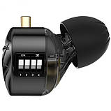 Гібридні навушники KZ Shine з налаштуванням звучання (Чорний), фото 3