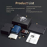 Гібридні навушники KZ Shine з налаштуванням звучання (Чорний), фото 4