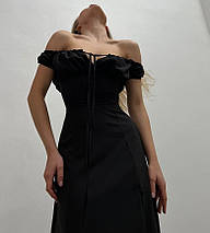 Літня сукня софт міді без рукавів розміри норма, фото 4