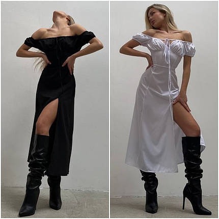 Літня сукня софт міді без рукавів розміри норма, фото 1