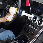 Автомобільний пилосос акумуляторний + 2 насадки, від USB, CONVENIENT VACUUM CLEANER / Ручний міні-пилосос, фото 3