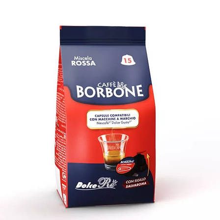 Кава в капсулі Caffe Borbone Rossa, 1 капсула Dolce Gusto, фото 2