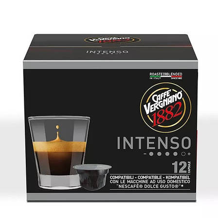 Кава в капсулі Caffe Vergnano 1882 Intenso, 1 капсула Dolce Gusto, фото 3