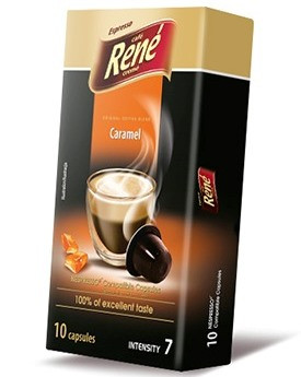 Кава в капсулах Rene Caramel, 10 капсул Nespresso