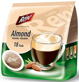 Кава в чалдах Rene Almond, 18 шт. Philips Senseo 62 мм