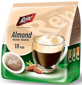 Кава в чалдах Rene Almond, 18 шт. Philips Senseo 62 мм, фото 1