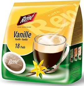 Кава в чалдах Rene Vanilla, 18 шт. Philips Senseo 62 мм