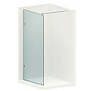 Перегородка для душа 2000*1100мм Loft скляна прозора, зі штангою, фото 4